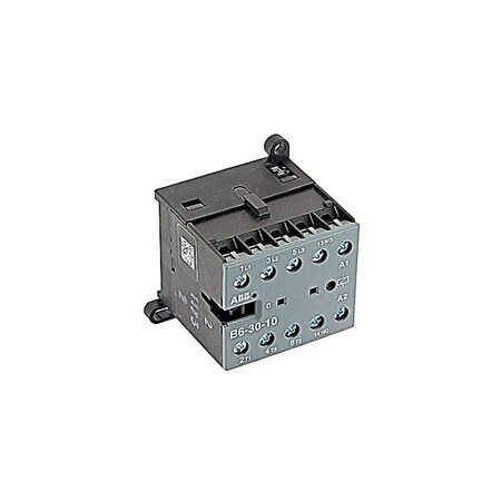 Abb MINI CONTACTOR NON REV 3POLE, 12 AMP, 1NO AUX CONT, 380-415VAC COIL B6-30-10-85